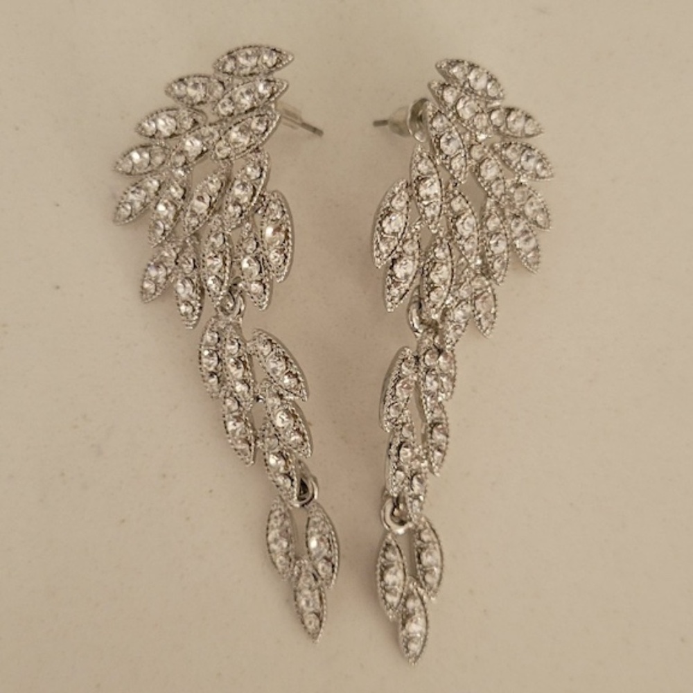 Rhinestone Crystal Glam Earrings